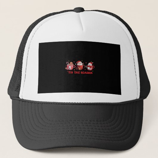 Casquette Saison de Noël - C'est la saison (Devant)