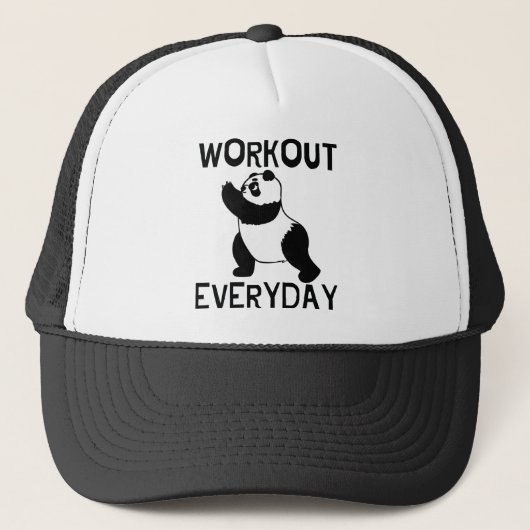 Casquette Salle De Fitness Panda (Devant)