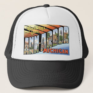 Casquette Salutations d'Ann Arbor, Michigan !