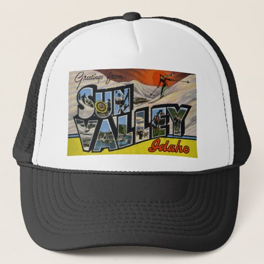 Casquette Salutations de Sun Valley Idaho (Devant)