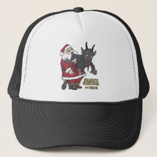 Casquette Salutations de vacances de Krampus (et de Père
