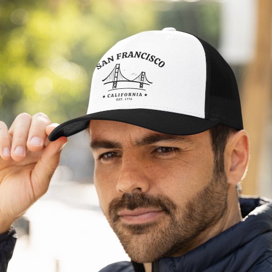 Casquette San Francisco California Golden Gate Landscape