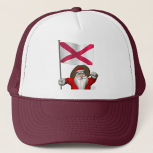 Casquette Santa Claus Avec L'Ensigne D'Irlande Du Nord