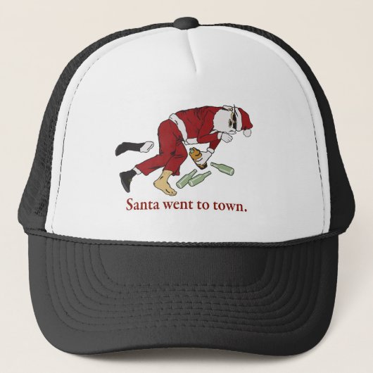 Casquette santa_went_to_town (Devant)