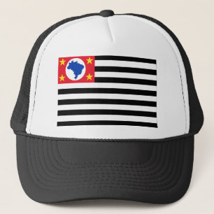Casquette São Paulo, drapeau du Brésil