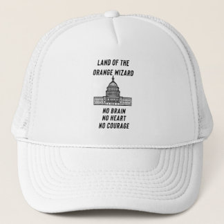 Casquette Satire politique : Le magicien orange du Capitole