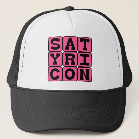 Casquette Satyricon, fiction latine (Devant)