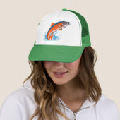 Casquette Saumon (En situation)