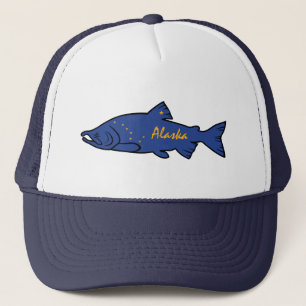 Casquette Saumon de l'Alaska de poissons