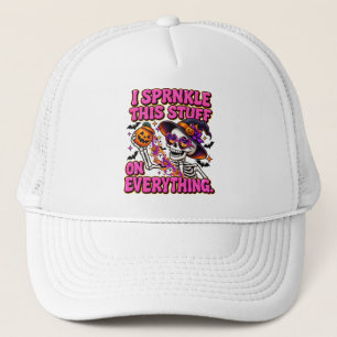 CASQUETTE SAUPOUDREZ CECI – SQUELETTE D'HALLOWEEN