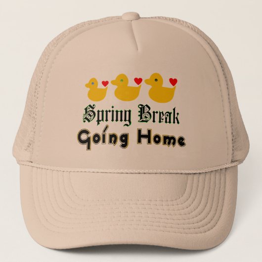 Casquette ♫ ♥ Saut-De-Printemps À La Maison Cute Canards Tru (Devant)