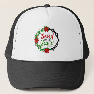Casquette Sauvé par Sa Grace Christmas Wreath