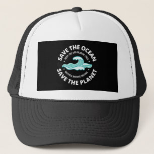 Casquette sauver l'océan sauver la planète