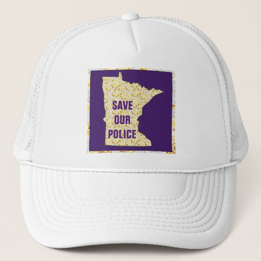 CASQUETTE SAUVER NOTRE POLICE (Devant)