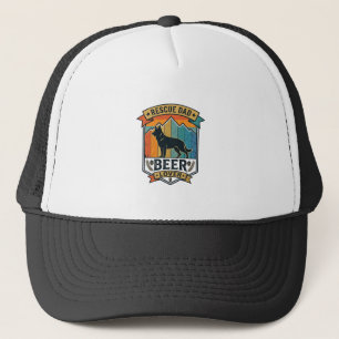 Casquette Sauver Papa Amateur de Bière Chien Vintage Sunset_