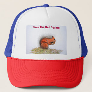 Casquette Sauvez la conservation des écureuils rouges