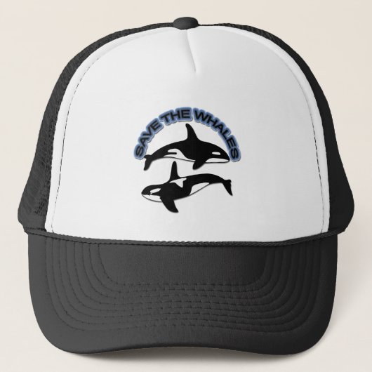 CASQUETTE SAUVEZ LES BALEINES (Devant)