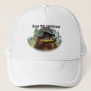 Casquette Sauvez les orangs-outans et la forêt tropicale
