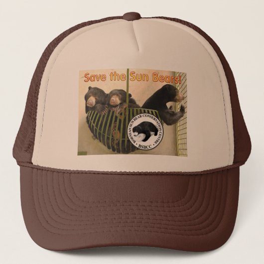 CASQUETTE SAUVEZ LES OURS DE THE SUN (Devant)