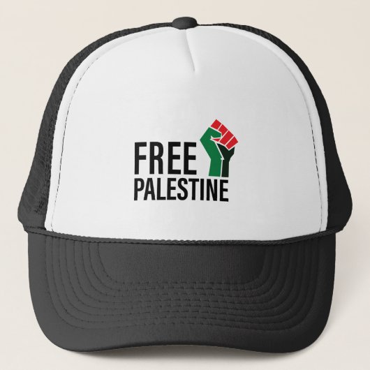 Casquette Sauvez l'humanité, Libérez la Palestine, (Devant)
