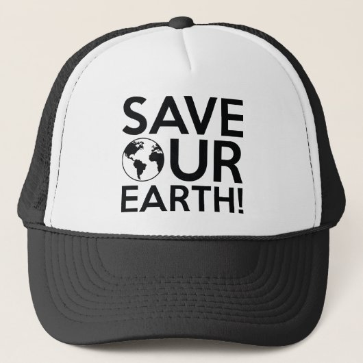 Casquette Sauvez notre Terre (Devant)
