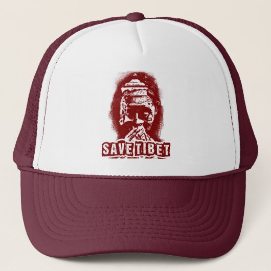 CASQUETTE SAVE TIBET~ ! TIBET GRATUIT ! (Devant)