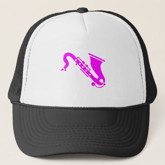 Casquette Saxophone - magenta (Devant)