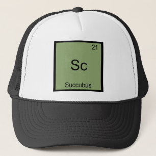 Casquette Sc - Succube Tee de symbole d'élément de chimie dr