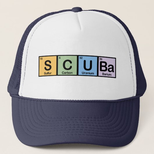 Casquette Scaphandre fait d'éléments (Devant)