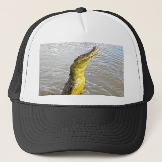 Casquette Scary Snappers : Le Saut du Crocodile, (Devant)