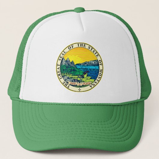 Casquette Sceau d'État du Montana (États-Unis) (Devant)