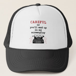 Casquette Scénariste Attention Finit Dans Mon Écran