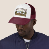 Casquette Scène de ferme d'agriculture durable (En situation)
