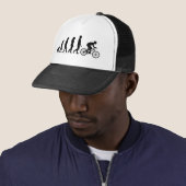 Casquette Schéma de l'évolution humaine du cyclisme moderne (En situation)