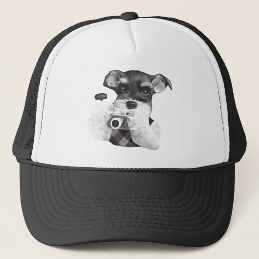 Casquette Schnauzer avec caméra (Devant)