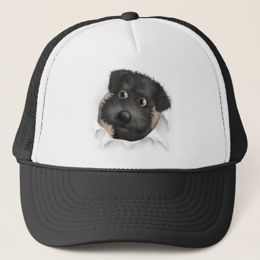 Casquette Schnoodle (noir) éclatant (Devant)