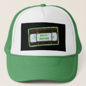 Casquette Sci-Fi-Films noir et vert (Devant)