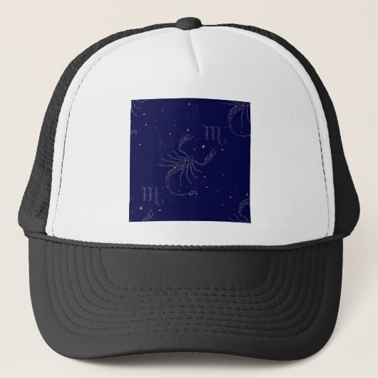 Casquette scorpio étoiles (Devant)