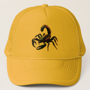 Casquette Scorpion noir venimeux