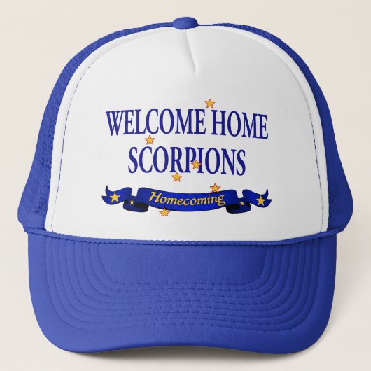 Casquette Scorpions à la maison bienvenus (Devant)