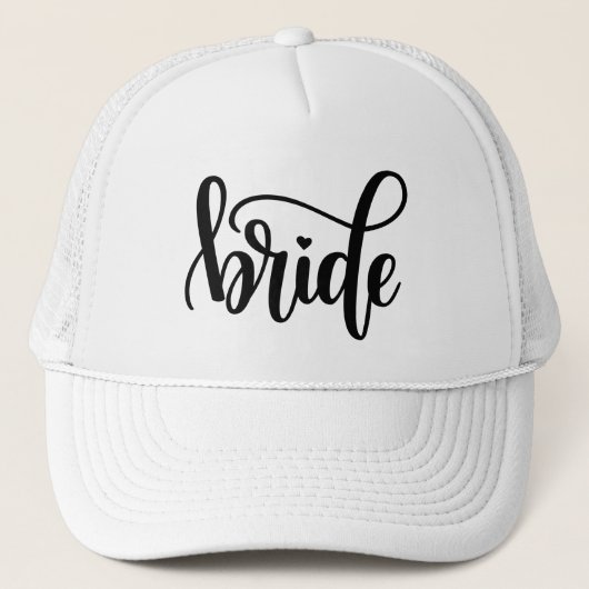 Casquette Script Black de la Mariée (Devant)