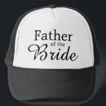 Casquette Scripts de Mariage père classique de la mariée<br><div class="desc">C'est un grand Père du Cadeau de la Mariée de la Mariée.</div>