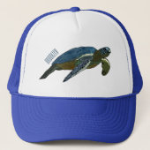 Casquette Sea turtle cartoon (Devant)