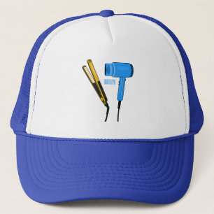 Casquette Sèche-cheveux & lisseuse-cheveux illustration