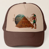 Casquette Secrets anciens THOTH 3D Egyptian Scifi (Devant)