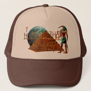 Casquette Secrets anciens THOTH 3D Egyptian Scifi
