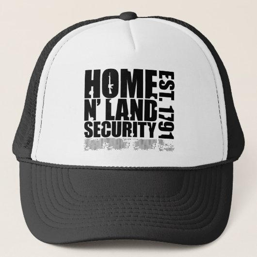 Casquette Sécurité de patrie (Devant)