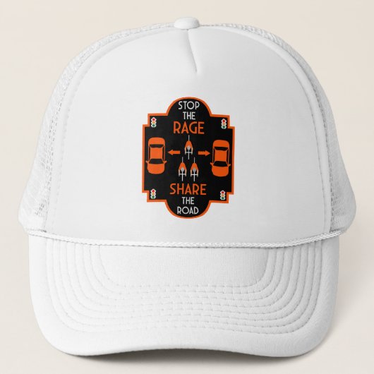 Casquette Sécurité Routière à Vélo (Devant)