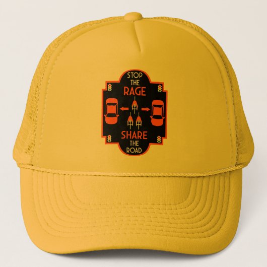 Casquette Sécurité Routière pour Vélos (Devant)