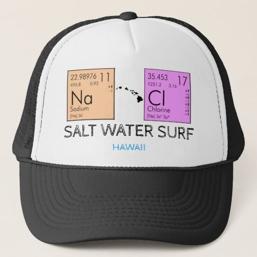 Casquette SEL NaCL EAU SURF (Devant)